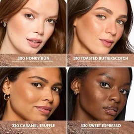 COVERGIRL TruBlend Skin Enhancer - Bronceador luminoso horneado, con ácido hialurónico y extracto de rosa blanca, se mezcla sin problemas, caramelo 32