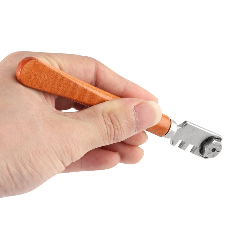 Glass Cutter, 130 mm Six Wheel Glass Cutter Craft Cutting