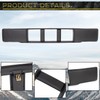 KUAFU Front Bumper Lower Grille Trim Panel Compatible with 2015