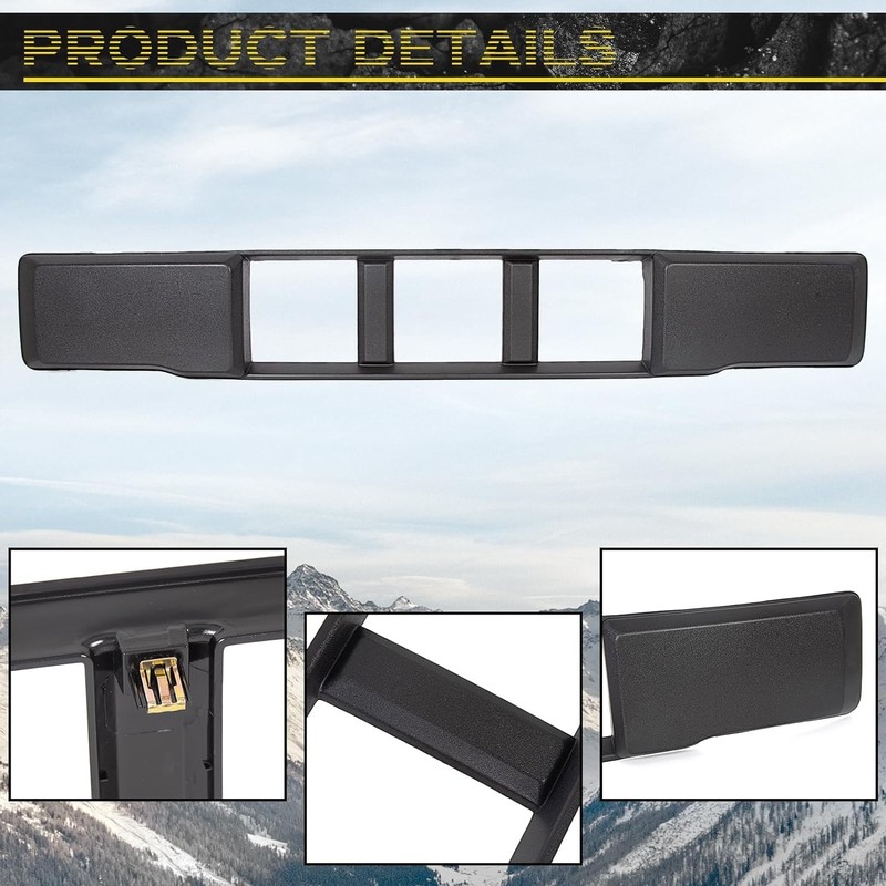 KUAFU Front Bumper Lower Grille Trim Panel Compatible with 2015