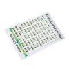 Piano Chord Chart Art Paper Educational Fingering Chart Posters for