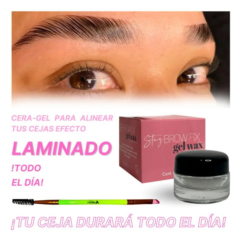 Cera Gel Cejas Stay Brow Fix Efecto Laminado