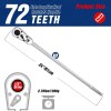 WORKPRO 1/2 inch Drive Extra Long Flex Head Ratchet 72-Tooth