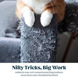 Pelzin Natural Sisal Rope for Cat Scratcher 6mm by 15m, Cat Tree Rope Twine for Pet Scratching Post Replacement, Pet Tower with Scratch Post Repairing, Replace, Recovering and DIY, Natural