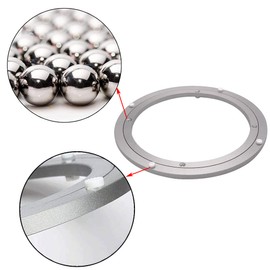 Aluminium Alloy Swivel Bearing, 8 Inch Turntable Made of Aluminium Alloy, Robust Ball Bearing Swivel Plate, Thrust Ball Bearing Table Rotatable for Dining Table TV Monitor Table Top Serving Home