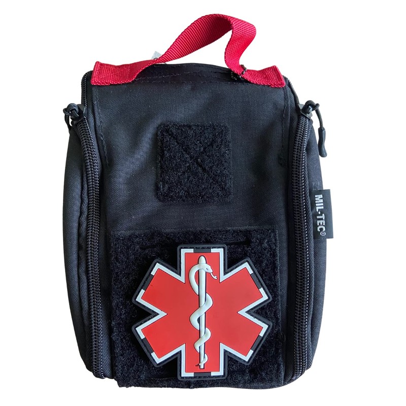 polizeimemesshop Paramedic Glow in The Dark Rubber Patch with Velcro