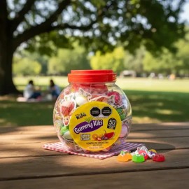 Gomitas Rellenas Gummy Kiki Dulces Kalú 50 Pz Sabores Fruta