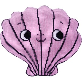 Vervaco Cross Stitch Kit Decorative Cushion Shell Crafts Adults Decoration Embroidery Kit Beginners Complete DIY Embroidery Creative Gift ca. 47x42cm Cross Stitch Embroidery