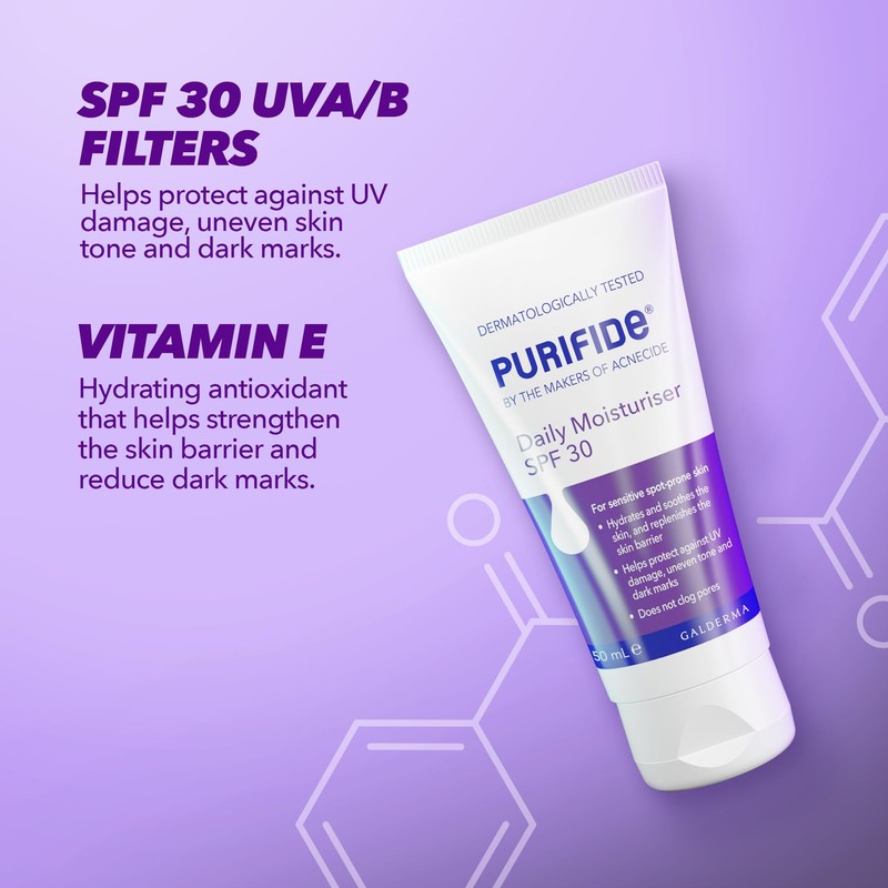 Purifide by Acnecide SPF 30 Daily Face Moisturiser for Acne