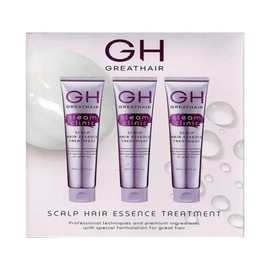 GH Great Hair Steam Clinic Scalp Hair Essence No-Wash Treatment 110ml Set of 3 (SH) / GH 그레이트헤어 스팀 클리닉 스칼프 헤어에센스 노워시 트리트먼트 110ml 3개 세트(SH)