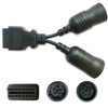 OTKEFDI Truck OBD 6Pin 9Pin J1708 J1939 Protocol Diagnostic Adapter