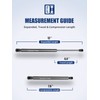 OTUAYAUTO OTUAYAUTO 12 inch Gas Struts - 156N/35Lbs Universal Lift