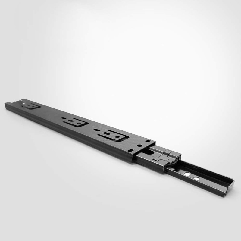 BESTU スライドレール 引き出し レール 引き出しレール 3段引き 横付ライドレール 40mm太幅 ソフトクローズ 引き出しスライドレール