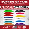 Bohning AIR Vanes, 2" Outdoor Target Vanes, 36pk, Red