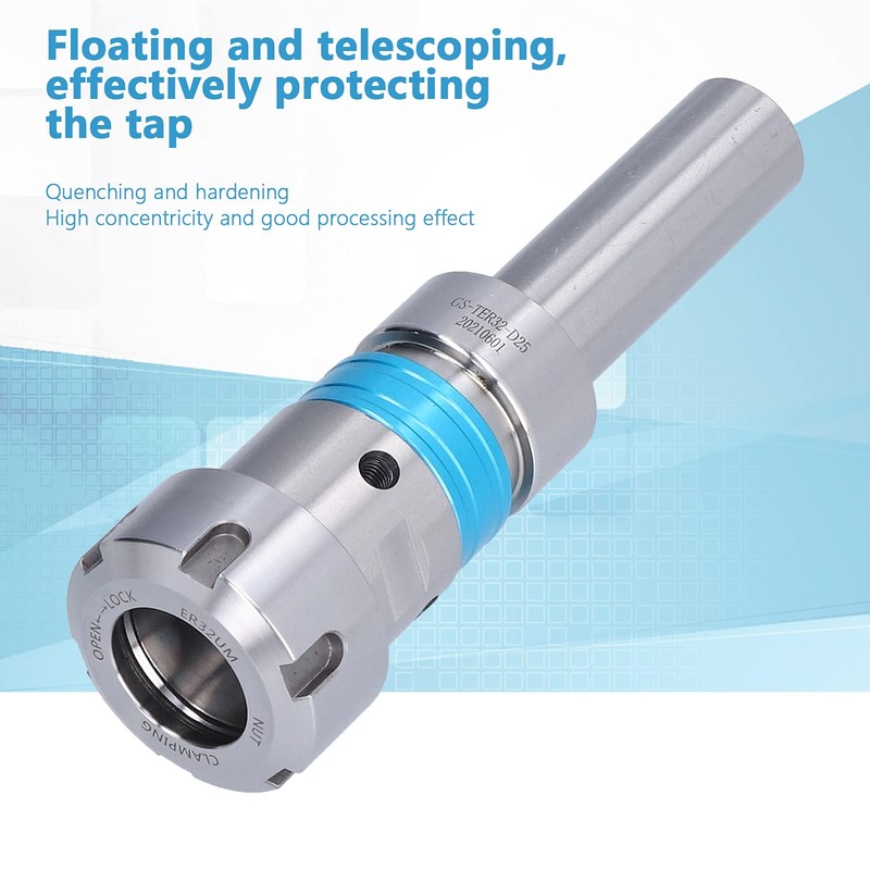 Collet Chuck Taper, Straight Shank ER32 Floating Tap Tool Holders