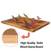 Medikaison Horse Racing Board Game Thickened Solid Wood Finish Line