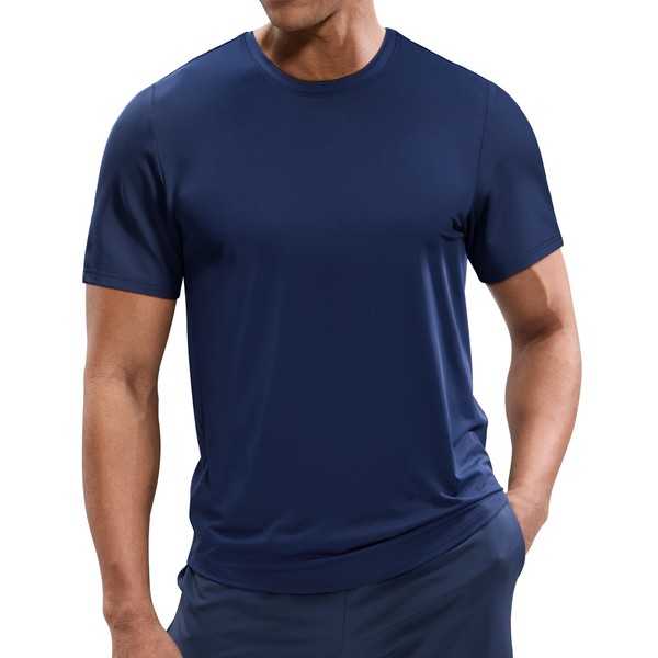 MIER Men's Workout T Shirts Dry Fit Short Sleeve Athletic