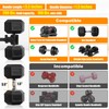 Dumbbell Barbell Converter Bar, Adjustable Weight Dumbbell to Barbell Converter,