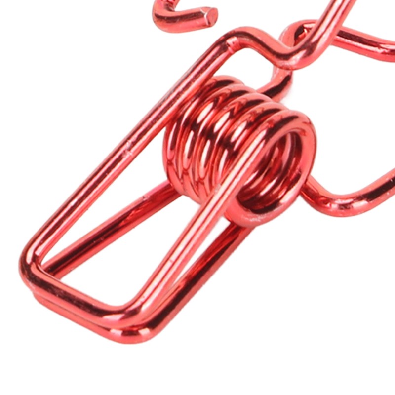 100 Pcs Binder Clips Hollow Cute Star Shape Sturdy Metal