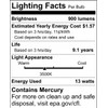 Valoisa MLS13 GU35 13W Fluorescent Light Bulbs,Replacement for Panasonic VQL5