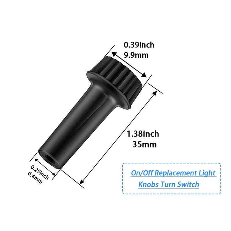 Venforze 4 Packs Standard Lamp Switch Replacement, Light Lamp Turn