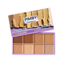 PIMBY - Corrector de cobertura completa para ojeras y acné, corrector ligero para debajo de los ojos y la cara, fórmula mezclable de larga duración co