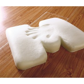 OctoRose Memory Foam Coccyx Cushion for car, Office Chair, Wheelchair, and Other Seat Cushion to Reduce Tailbone Pressure, Helpful for Back Pain, Sciatica (Purple)