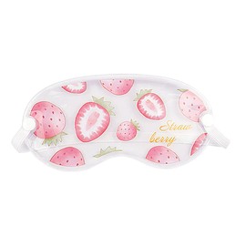 1 x Eye Mask, 190 mm x 90 mm, Made of PVC, Fruit Motif, Reusable, Elastic, Adjustable, Perfect Fit, Heat and Cold Effect.