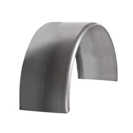 ToughGrade Round Steel Trailer Fenders | Round Steel Fender 10"W X 32"L X 13"H | Car Haulers | Landscape Trailers | Utility Trailers (1-Fender Only)