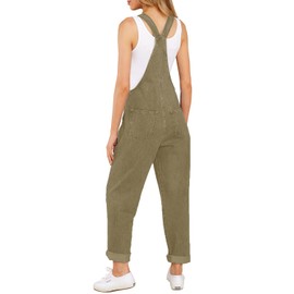 GRAPENT Jean Jumpsuit Overall for Women Womens Bib Overalls Boho Overalls for Women Blue Jean Overalls for Women Denim Outfit Color Slate Green Size Medium Size 8 Size 10