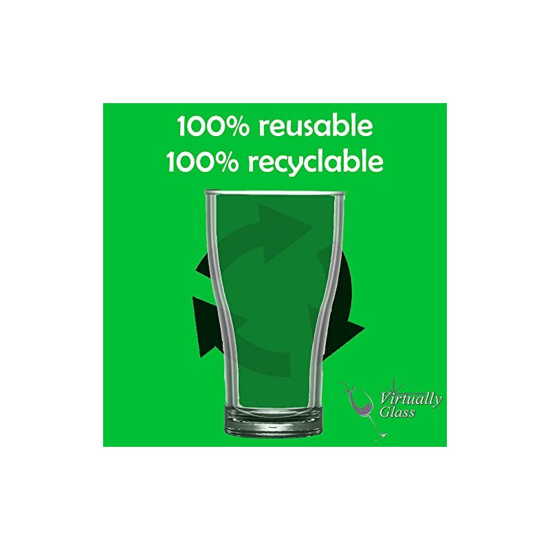 Virtually Glass Unbreakable Reusable Polycarbonate Plastic White Octagon Shaped Tumblers.(340ml/