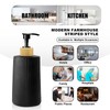 2 Pack Glass Small Soap Dispenser with Tray for Bathroom