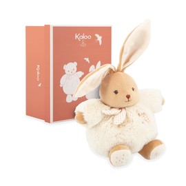 Kaloo - Cuddly Blanket Rabbit Cream 17 cm - Ultra Soft and Fluffy Plush Toy for Babies - Tender Companion from Birth - Ideal Size for Small Hands - Gift for Birth - K214020