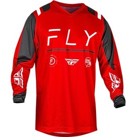 Fly Racing F-16 Men's Jersey (Red/Charcoal/White, Large)