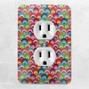 Retro Fishscales Electric Outlet Plate