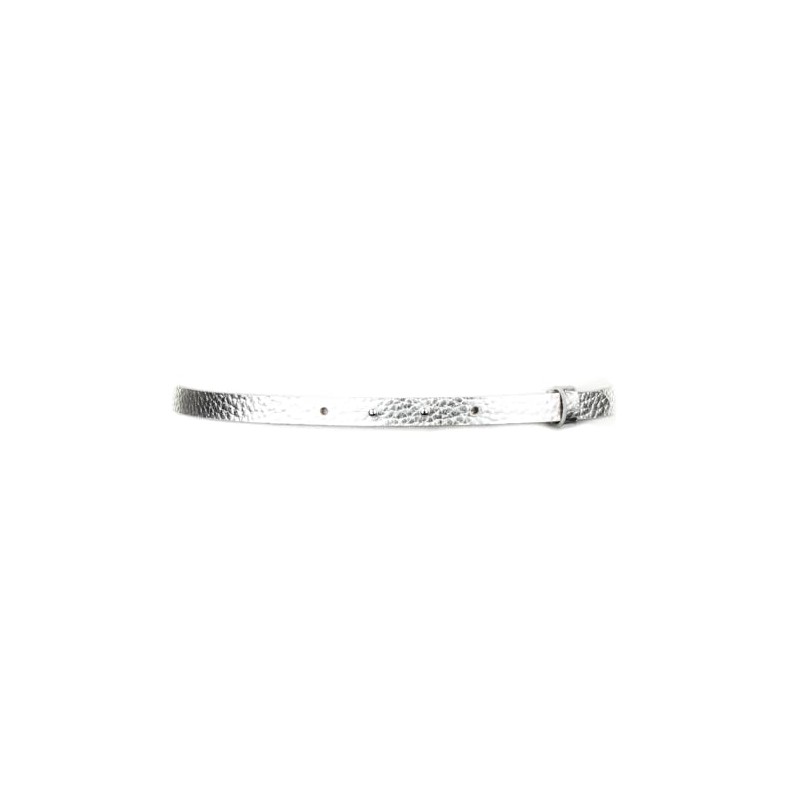 Vanzetti 15 mm Metallic Bow Belt W80 Silver Metallic, Metallic