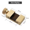 Brass Steel Ruler, Ruler Stop, T Groove Design, Brass Scriber