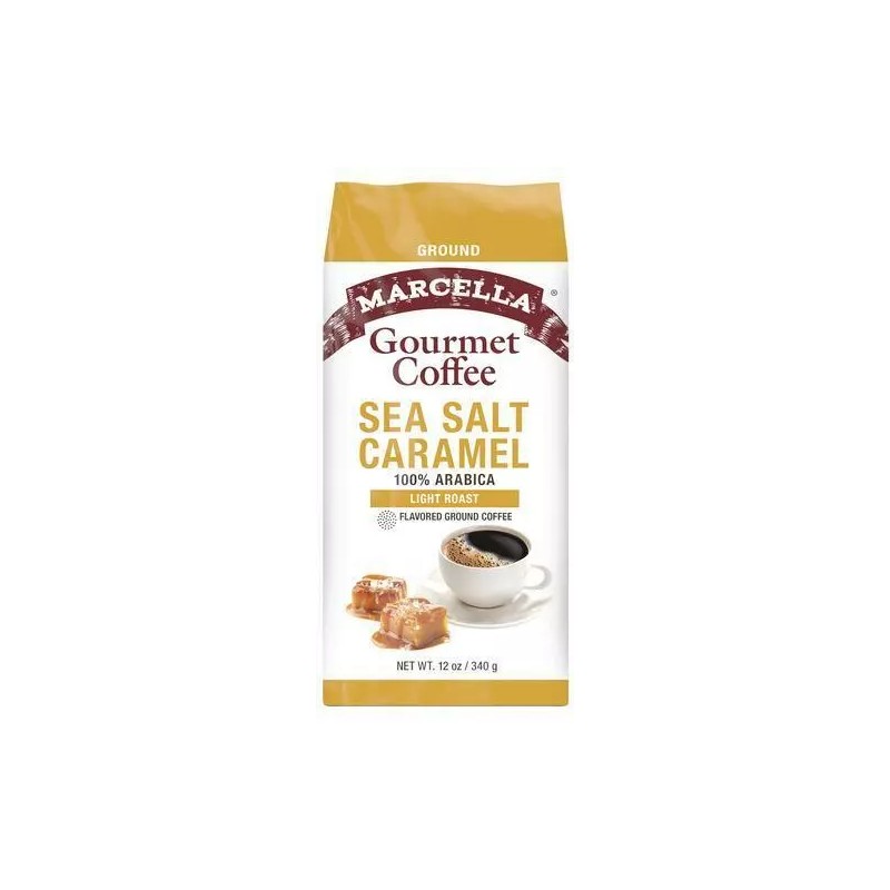 Marcella Sea Salt Caramel 100% Arabica Light Roast Gourmet Ground