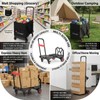 330LB Folding Hand Truck, Convertible Dolly Cart with Canvas Bag