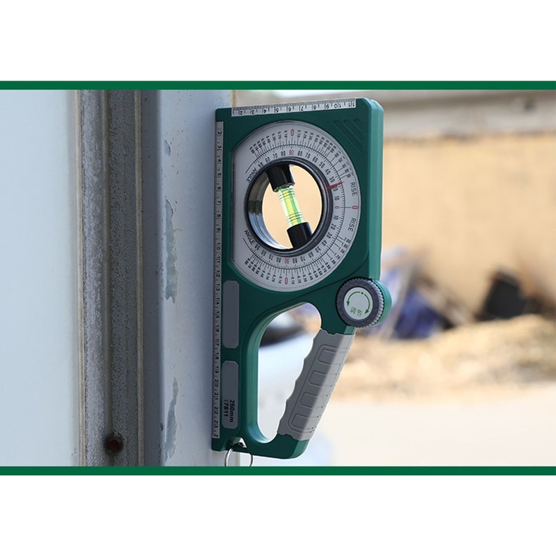 Inclinometer Multifunctional Bubble Level Angle Meter Clear Scale High Strength