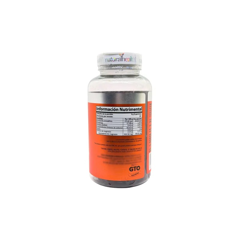 Citrato De Magnesio 90 Gomitas Mandarina Natural Health