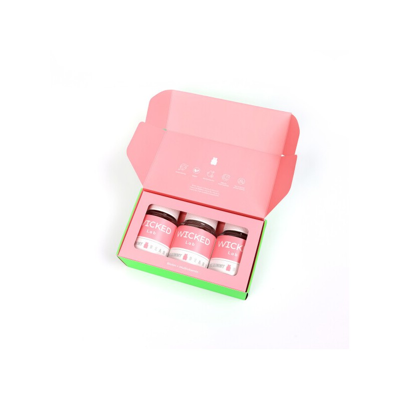 (Wikid Lab) 3 bottles of pink gummy bears / (위키드랩)