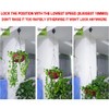 Lythor Pack Plant Hook Pulley, Retractable Plant Hanger Easy Reach