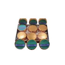Spa Pure Aromatherapy Shower Tablets: 6 Individually Wrapped Shower Tablet Bomb Gift Set - 4 oz Tablets, Shower fizzies in Gold foils, Makes an Amazing Gift (Gold)