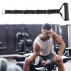QWORK Fitness Metal Gym Handles with 5 Adjustable D-Ring Buckles