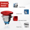 APIELE 22MM Mushroom Head Push Button Switch Momentary Push Button