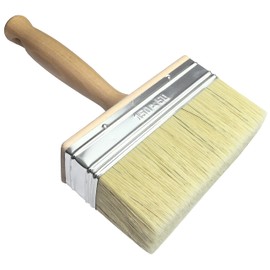AERZETIX - C50014 - Rectangular brush with natural bristles - for brick walls - 150 x 50mm - for painted glue paint - wooden handle - painting tool
