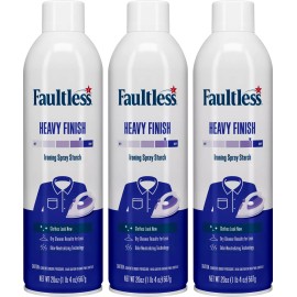Faultless Original Hold Ironing Spray Laundry Starch 20 oz Pack of 3