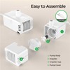 Ceramic Cat Water Fountain Pump, Super Quiet Replacement Pump for