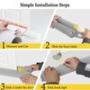 fowong Door Draft Stopper for Bottom of Door 30" Adjustable